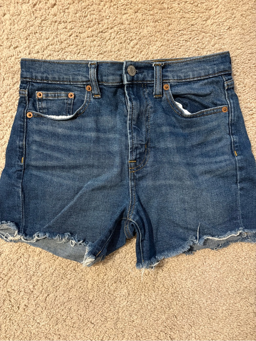 GAP High Rise 4” Denim Shorts